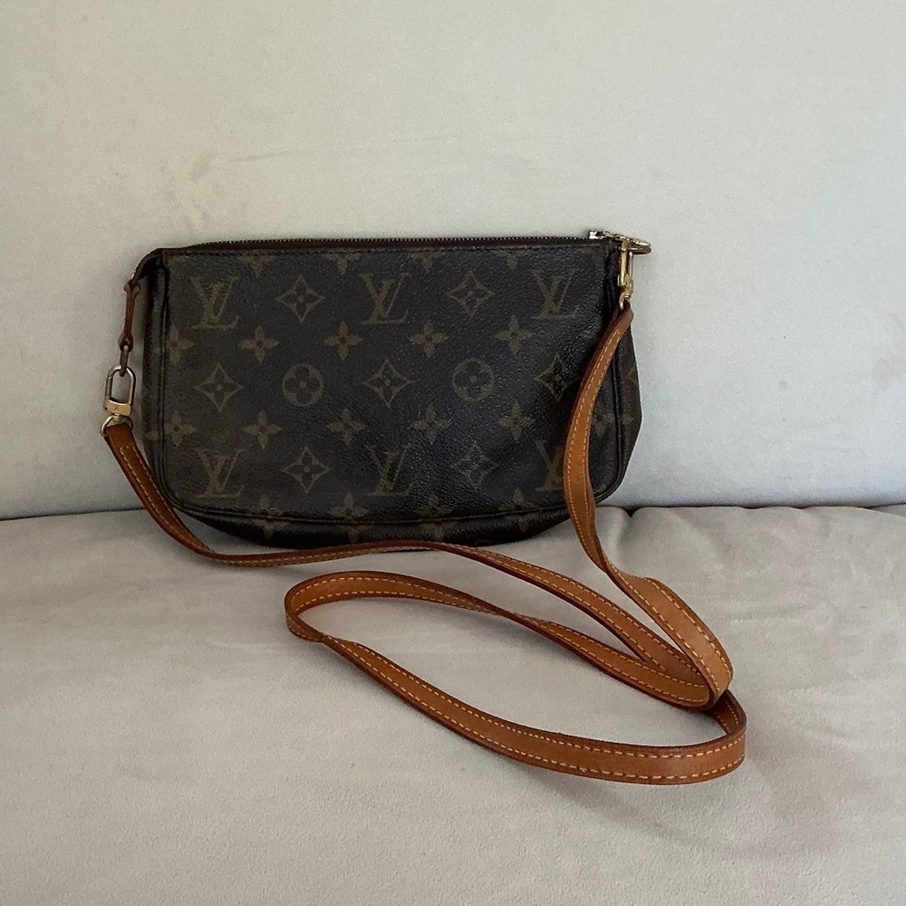 Louis Vuitton Dark Brown Monogram Crossbody Bag